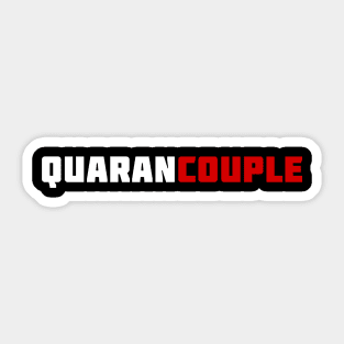 Quarantine Couple Sticker